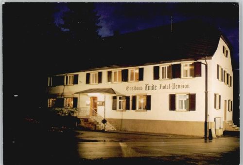 Durbach Hotel Pension Zur Linde Nachtaufnahme
