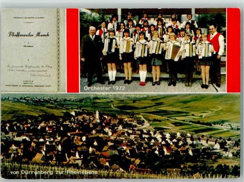 Pfaffenweiler Pfaffenweiler Marsch Orchester 10 Jahre Handharmonika von Dürrenberg zur Rheinebene