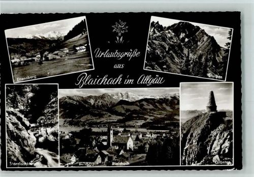 Blaichach Ettensberg Stuiben Starzlachklamm Grünten Mehrfachaufnahme