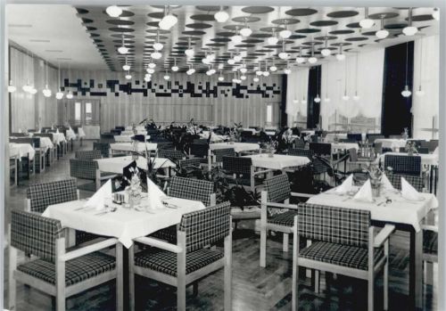 Finsterbergen FDGB-Erholungsheim Wilhelm Pieck Innenaufnahme Restaurant