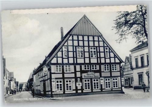 Bramsche Große Straße Münsterstraße Gasthof Deutsches Haus