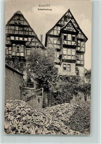 Schlitz Schachtenburg Fachwerkhäuser