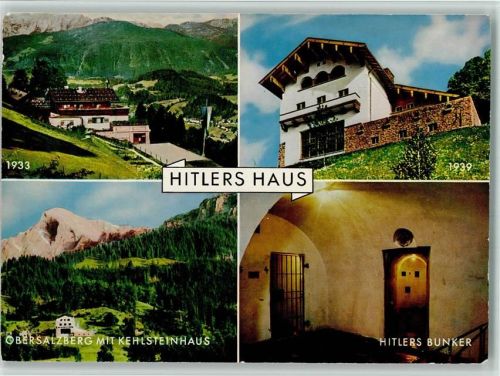 Hiltlers Haus, Bunker 1933 und 1939
