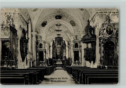 Wettenhausen Kirche Innenaufnahme