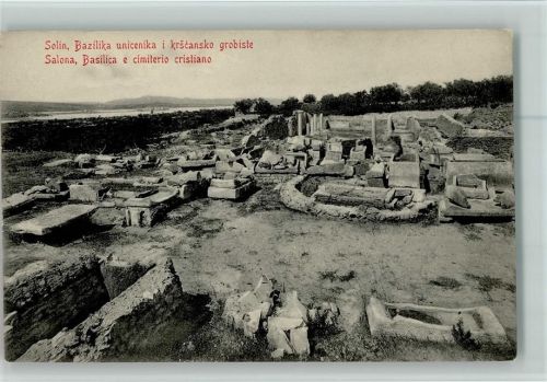 Solin Basilika und Friedhof Ruinen