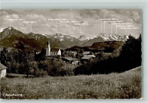 87527 W8972 Ofterschwang - Ortsansicht