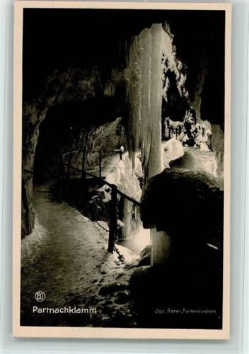 Partenkirchen Partnachklamm Eiszapfen