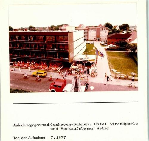 Duhnen Foto montiert auf Karton