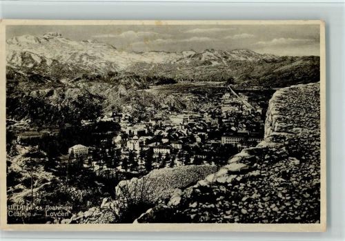 Cetinje Gesamtansicht Lovcen