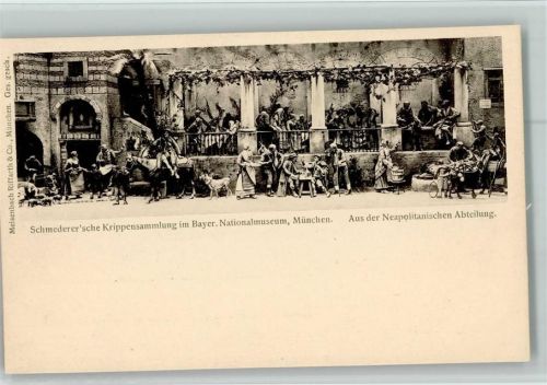München Bayer. Nationalmuseum Innenaufnahme Neapolitanische Abteilung Schmederer'sche Krippensammlung
