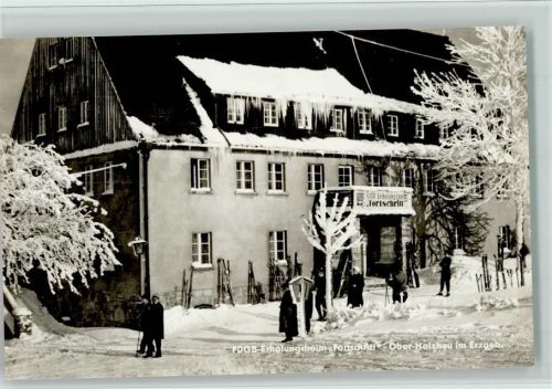 Holzhau FDGB-Erholungsheim Fortschritt Winteraufnahme Foto H. Hoyer