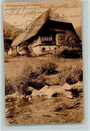 1906 Bauernhaus im Gutachtal AK