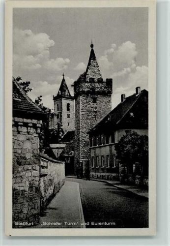Staßfurt Schiefer Turm und Eulenturm
