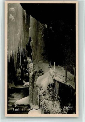Partenkirchen Partnachklamm Eiszapfen