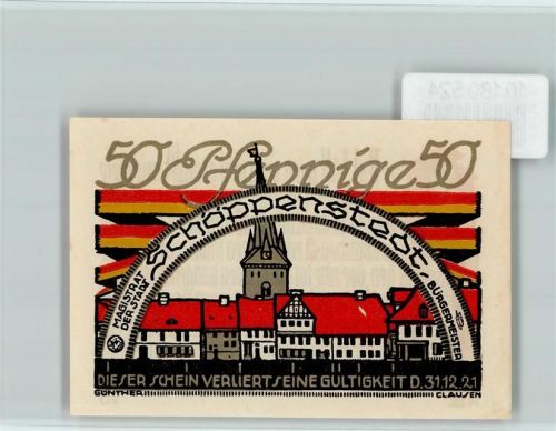 Schöppenstedt Notgeld
