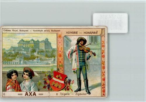 Ammelkarte. Litho - Wappen, AXA Magarine Werbung