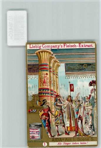 Aida Nr. 1 Sammelbild Liebig