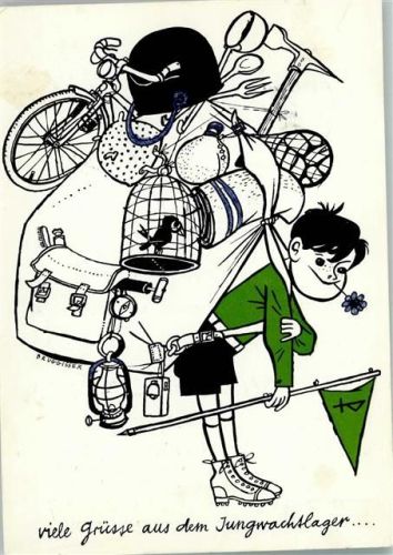 1975 Jungwachtbund Rex verlag Nr. 107 Schweiz AK