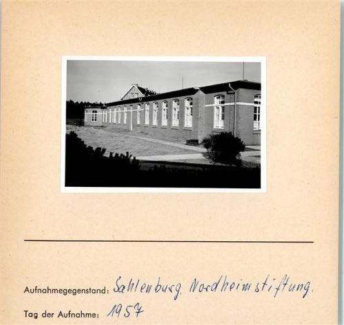 Sahlenburg Foto montiert auf Karton Nordheimstiftung