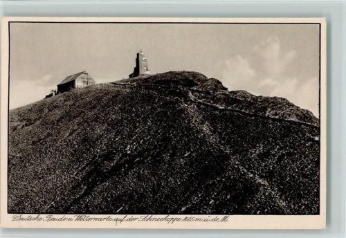 1918 Baude und Wetterwarte auf der Schneekoppe AK