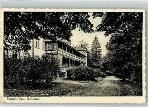 Weilmünster Kindersanatorium Weilmünster Kurheim Haus Rheinland