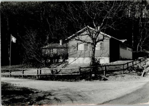 Hedingen 1981 Manegg-Hus Heim der Pfadfinderinnen-Abteilung