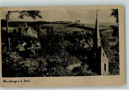 Hausberge Blick auf Hausberge an der Porta