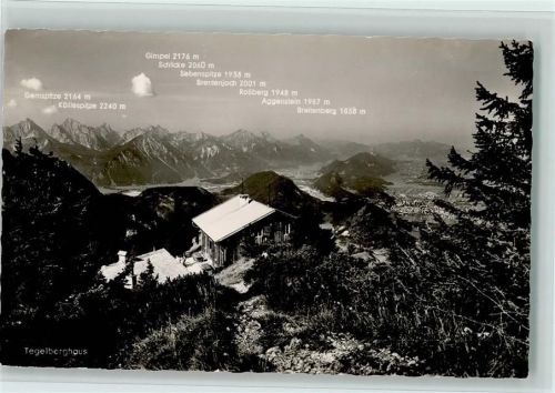Tegelberghaus Tegelberghaus mit Tiroler und Allgäuer Hochgebirge