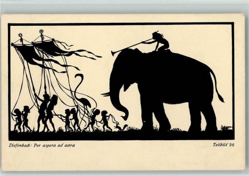 Per aspera ad astra , Teilbild 26 - Elefant AK