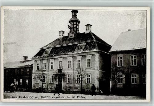 Mitau 1916 Photograph Kühlewindt B 43,6 , Rathaus