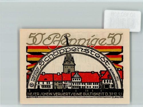 Schöppenstedt Notgeld