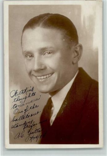 Yates 1934 - Widmung Autogramm Filmschauspieler 1937 FOTO KEINE AK