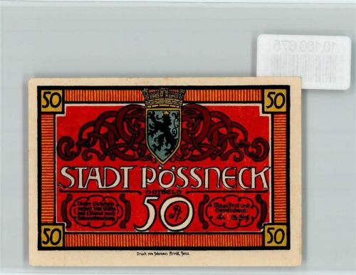 Pößneck Notgeld