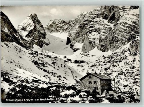 Blaueishütte Blaueishütte am Hochkalter Blaueisgletscher Hüttenstempel
