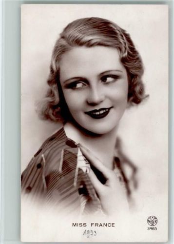 1933 Nr. 3485 - Miss France - Frauenschönheit AK