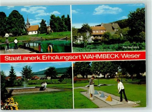 Wahmbeck Fähre Ferienhaus Kurpark Minigolf