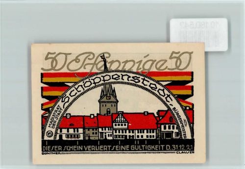 Schöppenstedt Notgeld