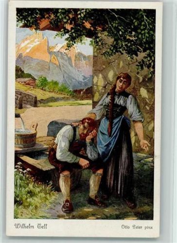 sign Otto Peter - Wilhelm Tell Nr. 2 AK