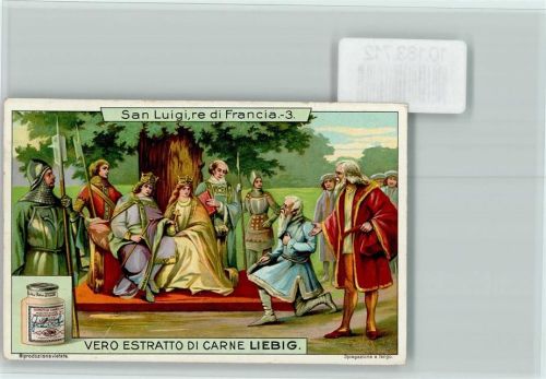 San Luigi, re di Francia , Nr. 3 Sammelbild Liebig