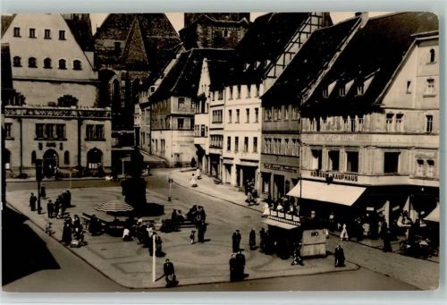 Lutherstadt Eisleben Konsum-Kaufhaus Marktszene