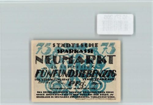 Neumarkt Notgeld Minoritenkloster