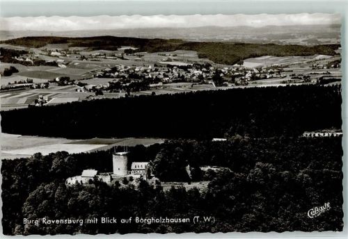 Borgholzhausen Fliegeraufnahme Burg Ravensburg