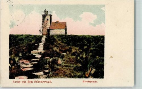 Unterstmatt 1907 Hornisgrinde Hornisgrindeturm