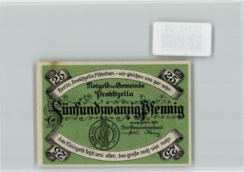 Probstzella Notgeld