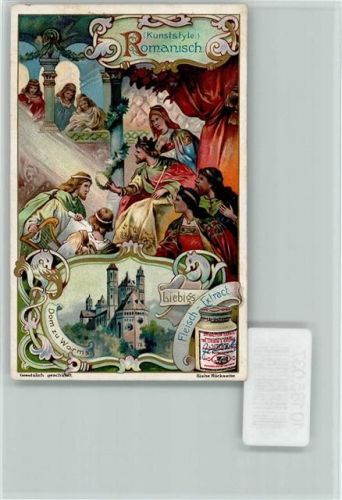 Kunststil Romanisch, Sammelbild Liebig