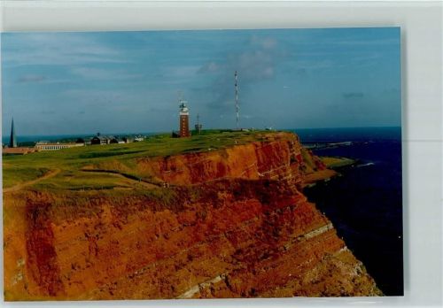 Helgoland Westküste mit Leuchtturm