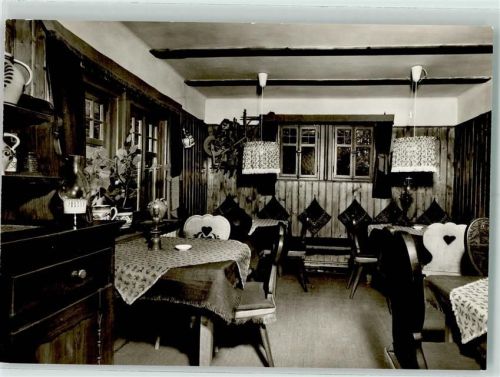Oberthulba Weinrestaurant Jagdhaus Waldfried Innenansicht