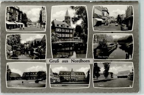 Nordhorn Theater Ems Vechte Kanal Bahnhof