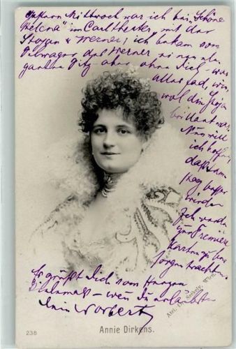 1902 Annie Dirkens AK