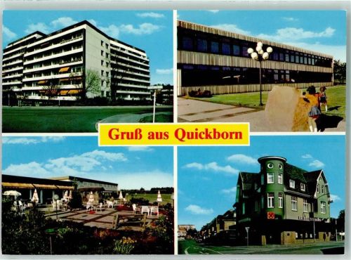 Quickborn Rückseite mit Abschürfungen bzw Kleberesten